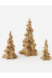 Sparkly Gold Drippy Glitter Trees - Skinny Fashion