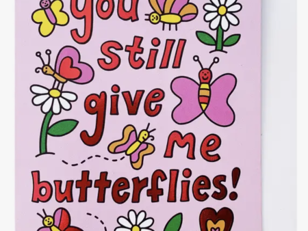 Social Valentine s Day Greeting Card - Butterflies Supply