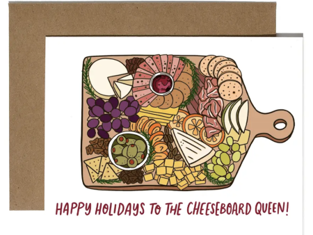 Trendy Holiday Card - Cheeseboard Queen Discount