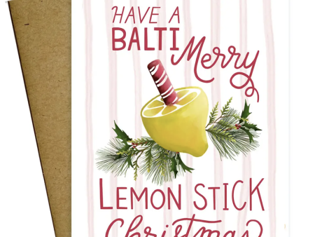 MM Single Holiday Card - Lemon Stick Online