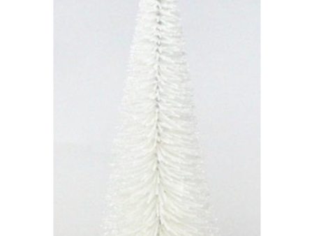 Bottle Brush Pine Tree - White Hot on Sale