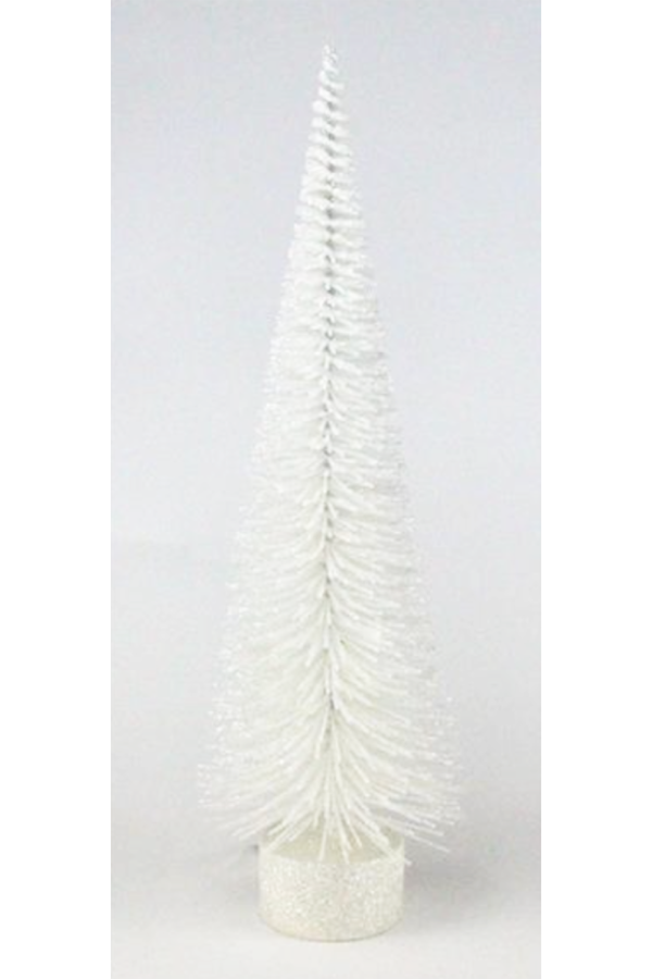 Bottle Brush Pine Tree - White Hot on Sale