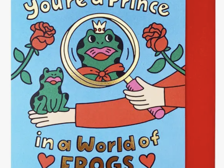 Social Valentine s Day Greeting Card - Frog Prince Supply