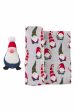 SIDEWALK SALE ITEM - Holiday Swaddle + Rattle Set - Gnome For Discount