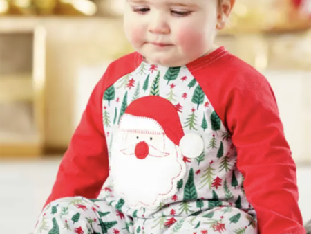 SIDEWALK SALE ITEM - Holiday PJ Baby Onesie on Sale