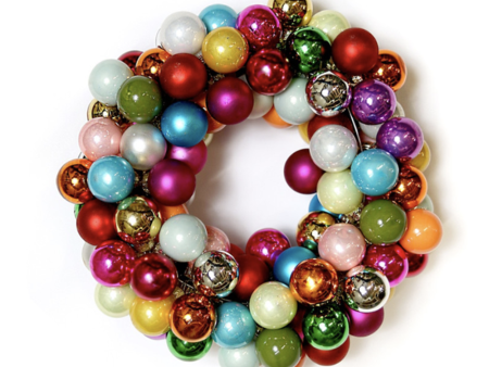 Merry & Bright Ball Encrusted Wreath Fashion