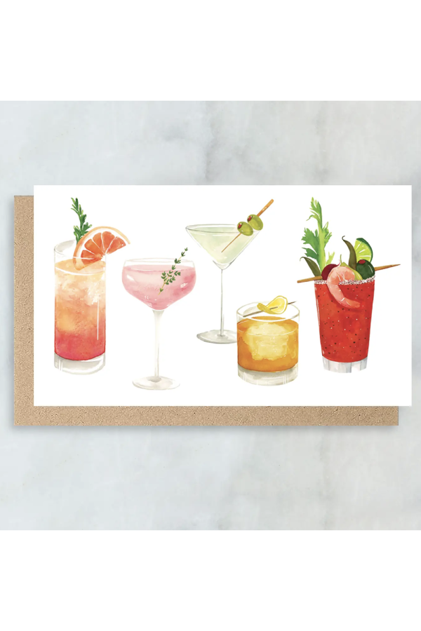 AJD Mini Boxed Card Set - Cocktails Supply