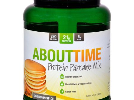 About Time Protein Pancake Mix - Cinnamon Spice - 1.5 Lb Cheap