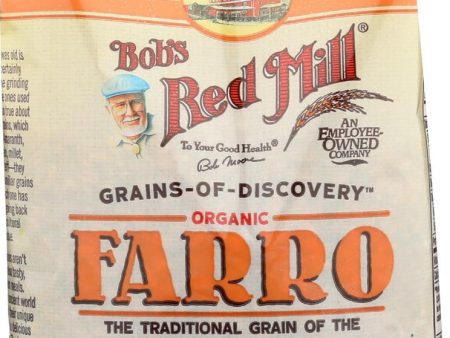 Bob s Red Mill Organic Farro Grain - 24 Oz - Case Of 4 Fashion