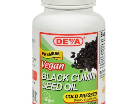 Deva Vegan Vitamins Black Cumin Seed Oil - 90 Vegetarian Capsules Online Hot Sale