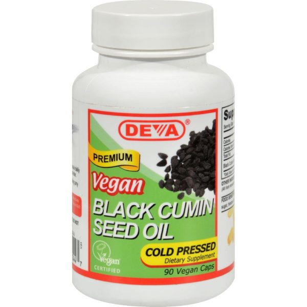 Deva Vegan Vitamins Black Cumin Seed Oil - 90 Vegetarian Capsules Online Hot Sale