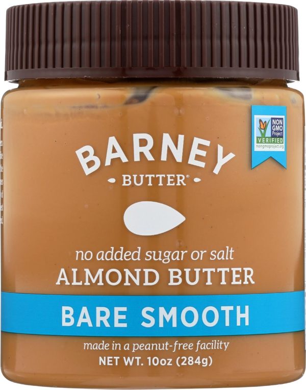 Barney Butter Almond Butter - Bare Smooth - Case Of 6 - 10 Oz. Online Sale