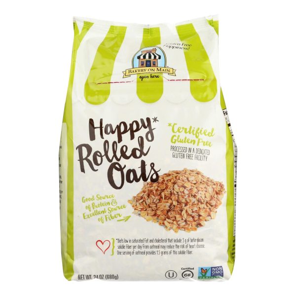 Bakery On Main Happy Rolled Oats - Case Of 4 - 24 Oz. Online now