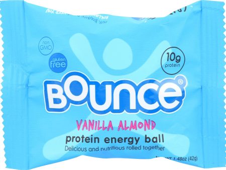 Bounce Energy Balls - Vanilla Almond - Case Of 12 - 1.48 Oz. Supply