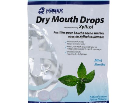 Hager Pharma Dry Mouth Drops - Mint - 2 Oz For Cheap