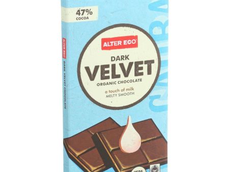 Alter Eco Americas Organic Chocolate Bar - Dark Velvet - 2.82 Oz Bars - Case Of 12 Hot on Sale