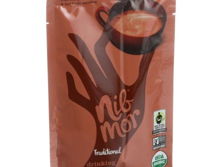 Nibmor Organic Drinking Chocolate Mix - Traditional - 1.05 Oz - Case Of 6 Online now