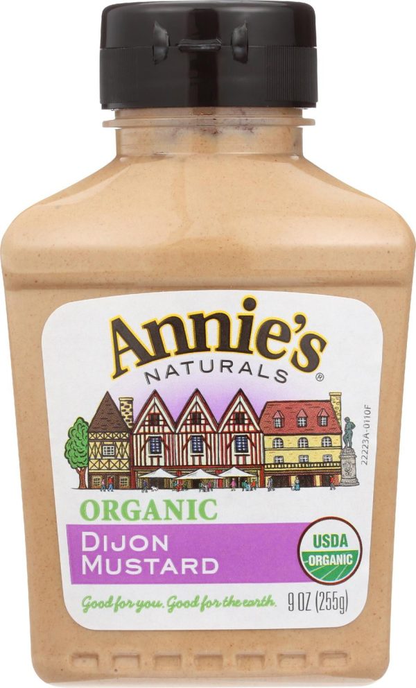 Annie s Naturals Organic Dijon Mustard - Case Of 12 - 9 Oz. Sale