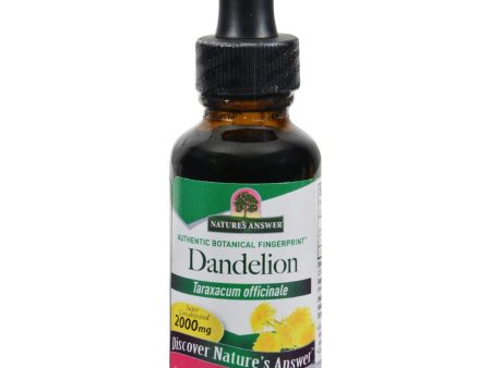 Nature s Answer Dandelion Root - 1 Fl Oz For Sale