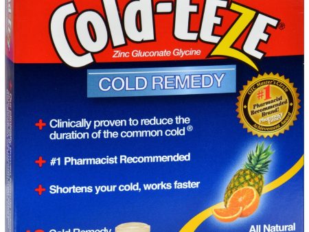 Cold-eeze Cold Remedy Lozenges Tropical Orange - 18 Lozenges Supply