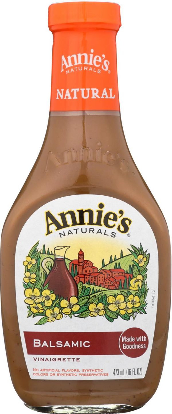 Annie s Naturals Vinaigrette Balsamic - Case Of 6 - 16 Fl Oz. For Cheap