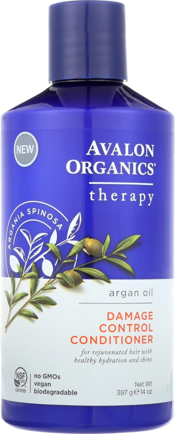 Avalon Damage Control Conditioner - Argan Oil - Case Of 1 - 14 Oz. Hot on Sale