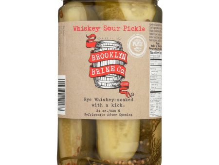 Brooklyn Brine Pickle - Whiskey Sour - Case Of 12 - 24 Oz. on Sale