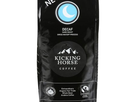 Kicking Horse Coffee - Whole Bean - Decaf - Case Of 6 - 10 Oz. For Sale