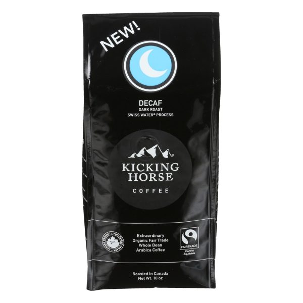 Kicking Horse Coffee - Whole Bean - Decaf - Case Of 6 - 10 Oz. For Sale