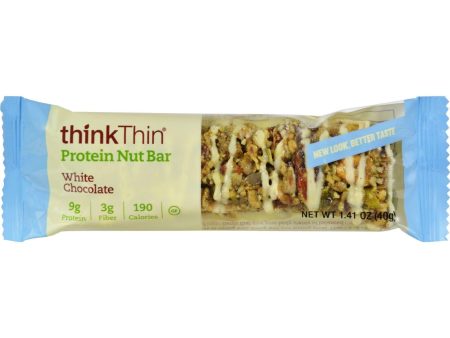 Think Products Thin Crunch Bar - White Chocolate Nut - Case Of 10 - 1.41 Oz Online