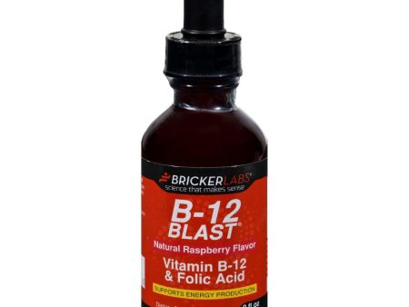 Bricker Labs Blast B12 Vitamin B12 And Folic Acid - 2 Fl Oz on Sale