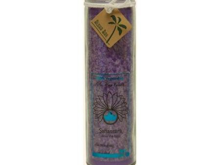 Aloha Bay Unscented Chakra Jar Happiness Violet - 1 Candle Online Sale