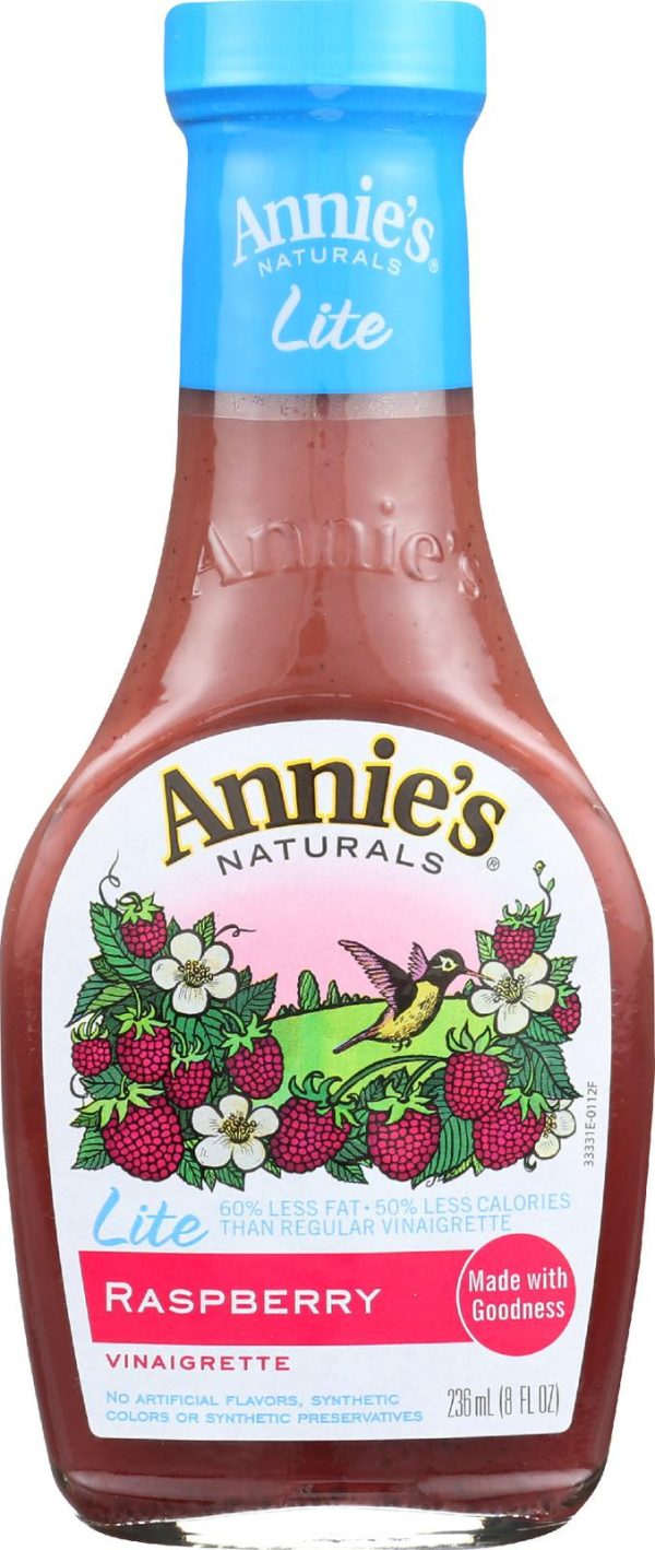 Annie s Naturals Lite Vinaigrette Raspberry - Case Of 6 - 8 Fl Oz. Cheap