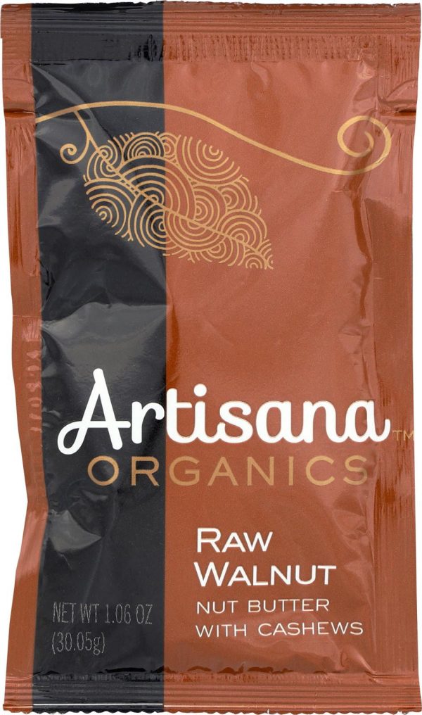 Artisana Organic Raw Walnut Butter - Squeeze Packs - 1.06 Oz - Case Of 10 For Cheap