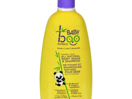 Boo Bamboo Baby Wash And Shampoo - Squeaky Clean - 18.6 Fl Oz Fashion