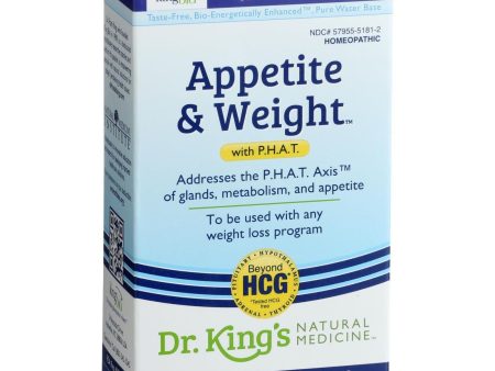 King Bio Homeopathic Appetite And Weight Control - With Phat - 2 Oz Online