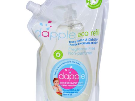 Dabble Baby Bottle And Dish Liquid - Refill Pack Fragrance Free - 34 Fl Oz Discount