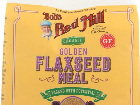 Bob s Red Mill Organic Golden Flaxseed Meal - 32 Oz - Case Of 4 For Sale