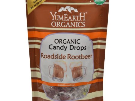 Yummy Earth Organic Candy Drops Roadside Root Beer - 3.3 Oz - Case Of 6 For Cheap