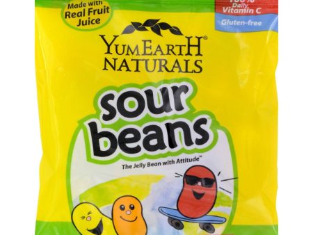 Yummy Earth Naturals Sour Beans - Case Of 12 - 2.5 Oz Cheap