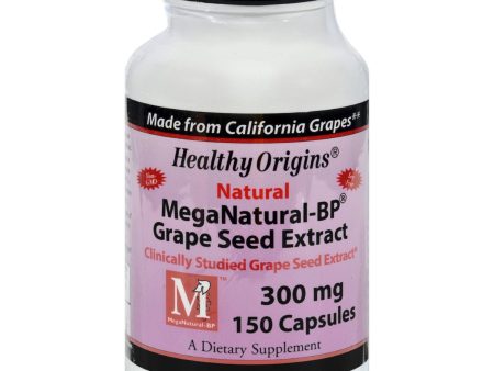 Healthy Origins Mega Natural-bp Grape Seed Extract - 300 Mg - 150 Capsules Online