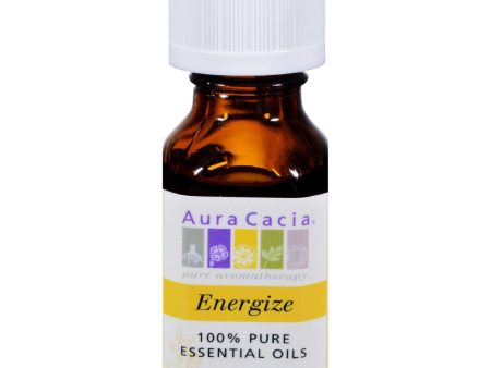 Aura Cacia Pure Essential Oil Energize - 0.5 Fl Oz Online Hot Sale