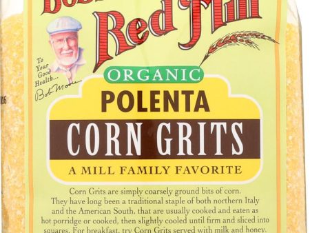 Bob s Red Mill Organic Corn Grits - Polenta - 24 Oz - Case Of 4 Online Hot Sale