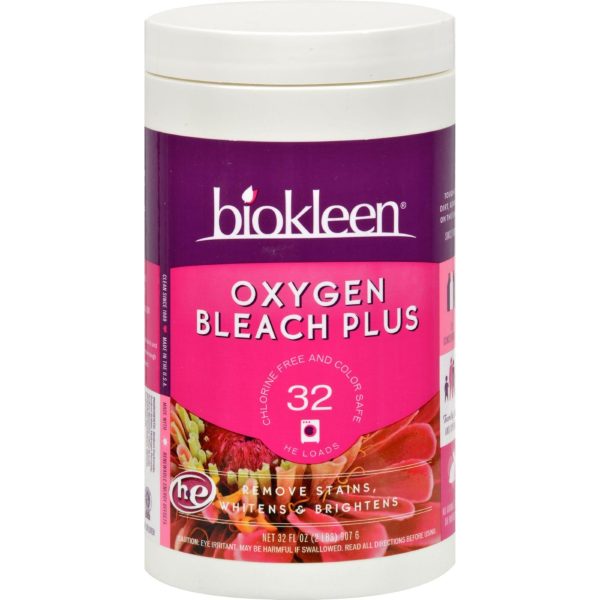 Biokleen Chlorine Free Oxygen Bleach Plus Powder - 32 Oz Online Sale