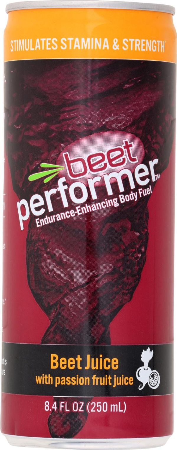 Beet Performer Beet Juice - Passion Fruit Juice - Case Of 12 - 8.4 Fl Oz. Online