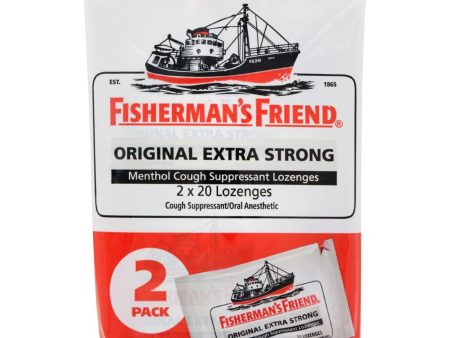 Fisherman s Friend Lozenges - Original Extra Strong - Dsp - 40 Ct - 1 Case Online Hot Sale