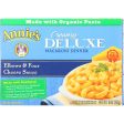 Annies Homegrown Macaroni Dinner - Creamy Deluxe - Elbows And Four Cheese Sauce - 10 Oz - Case Of 12 Cheap