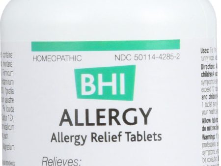 Bhi Allergy Relief - 100 Tablets Fashion