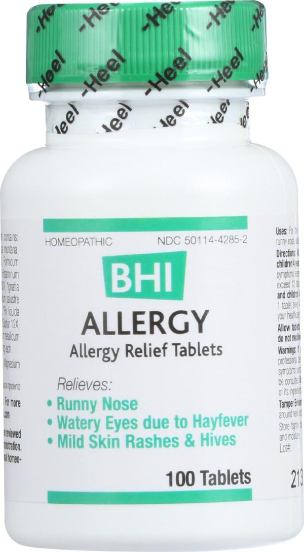 Bhi Allergy Relief - 100 Tablets Fashion