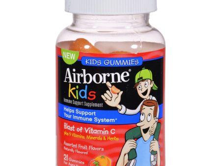 Airborne Vitamin C Gummies For Kids - Fruit - 21 Count Online